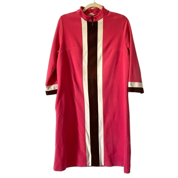 Vintage 60s 70s Vanity Fair Velour Robe House Coat Retro Zip Womens Medium - Picture 1 of 9